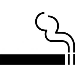 Signalisation cigarette - Sticker autocollant