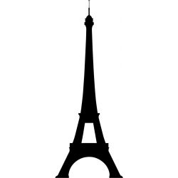 Silhouette de la Tour Eiffel - Sticker autocollant