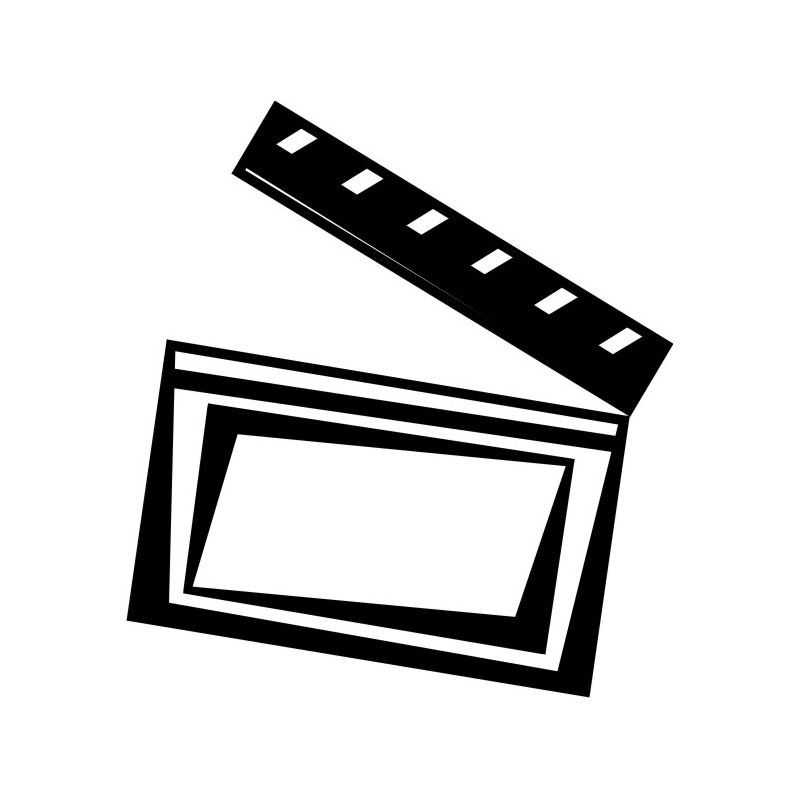 Clap cinema video - Sticker autocollant