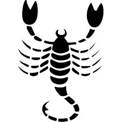 Scorpion 1 - Sticker autocollant