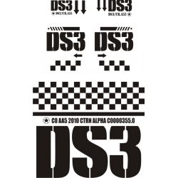 Kit stickers Citroën DS3 Racing