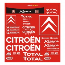 Kit deco autocollants Citroen Xsara WRC
