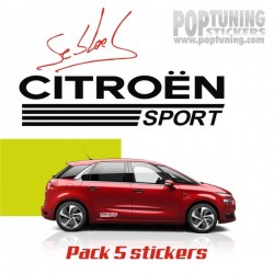 Sticker Citroen Sport - C1 C2 C3 C4 Saxo DS3 Loeb