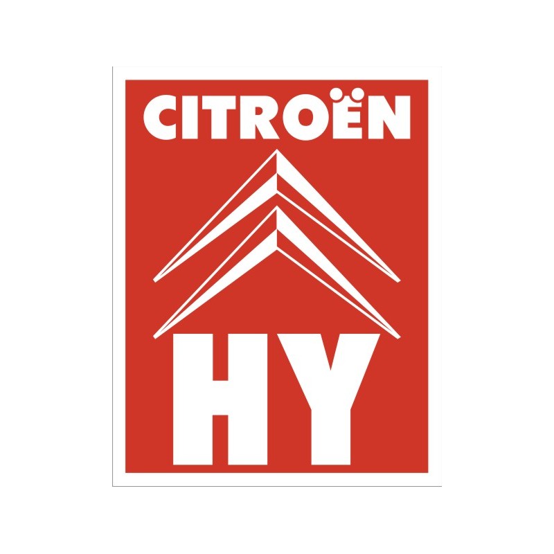 Sticker Citroën HY - Taille au choix