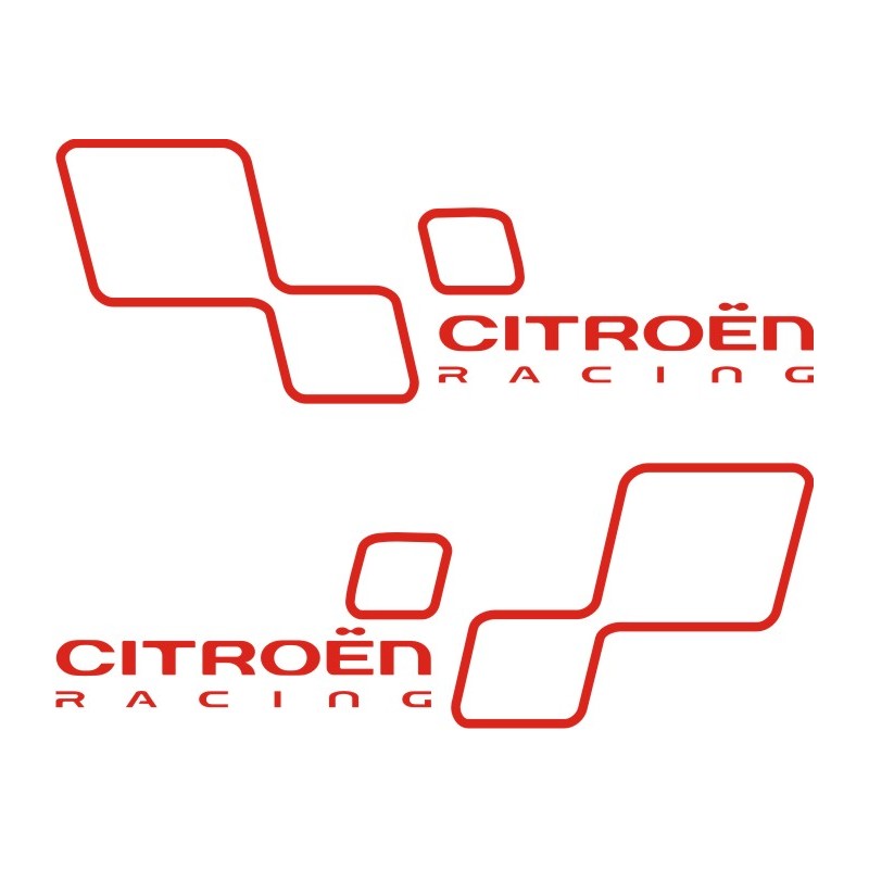 Kit 2 Sticker Citroën Racing
