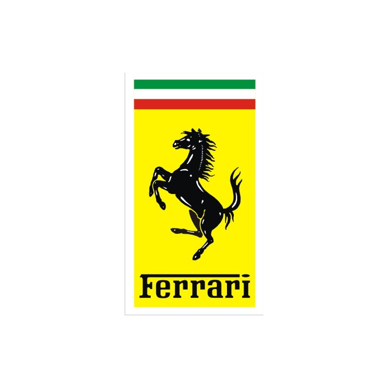 Autocollant Ferrari 3 - Taille au choix