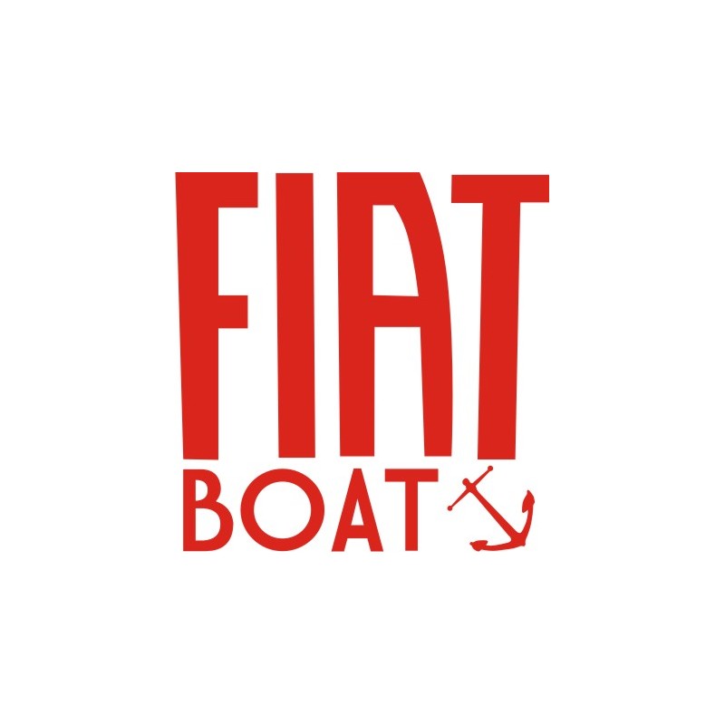 Sticker Fiat Boat
