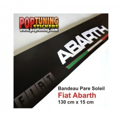 Bandeau pare soleil - Fiat Abarth - 130 cm x 15 cm