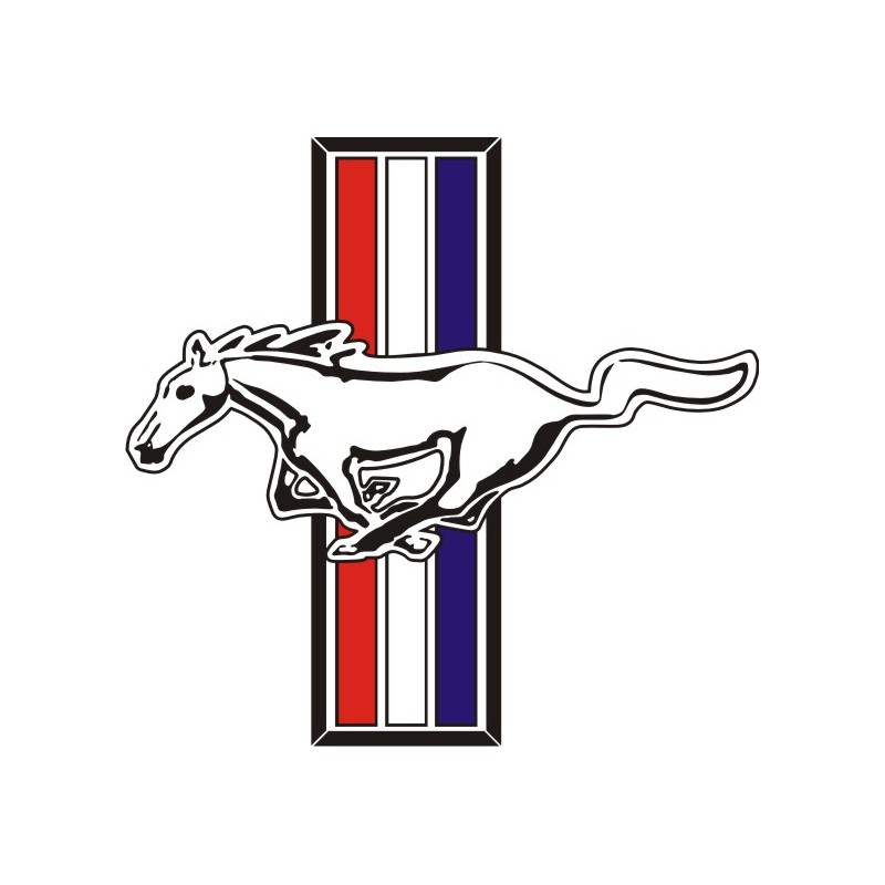 Sticker Ford Mustang Couleur