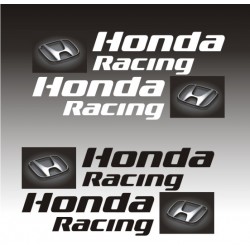 Kit 2 autocollants Honda Racing 2