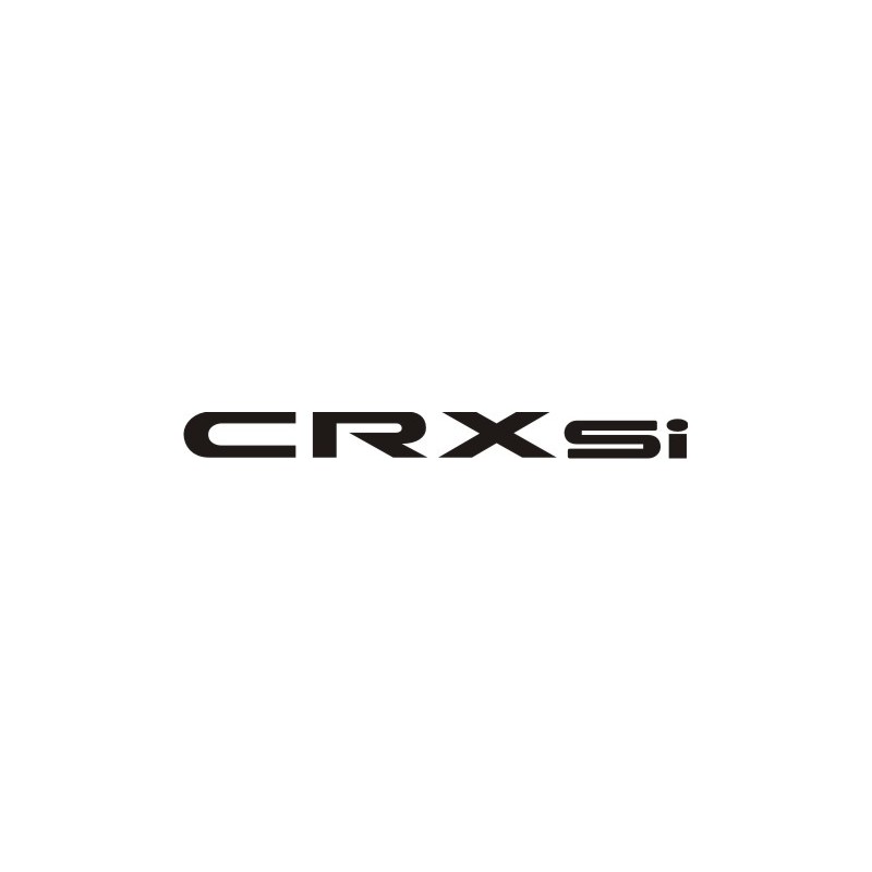 Sticker Honda CRX Si