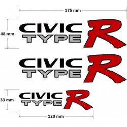 Planche stickers Civic Type R