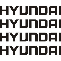 Kit adhésifs étrier frein Hyundai - Coloris au choix