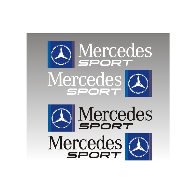 Kit 2 autocollants Mercedes Sport