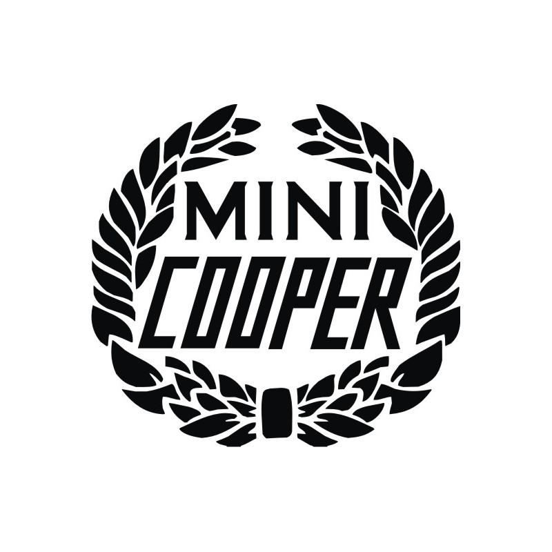 Sticker Mini Cooper 2 - Taille et Coloris au choix