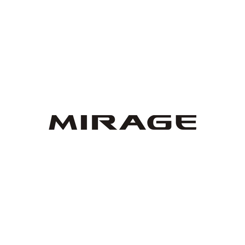 Sticker Mitsubishi Mirage