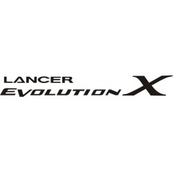 Sticker Mitsubishi Lancer Evolution X