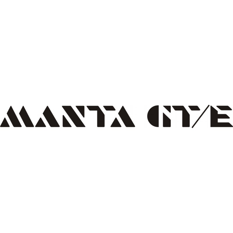 Sticker Opel Manta GTE