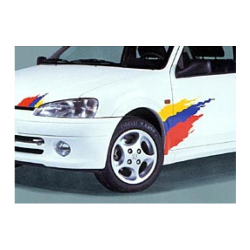 Kit déco Rallye aux couleur de Peugeot Sport