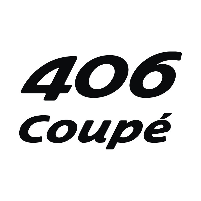 Sticker Peugeot 406 Coupé