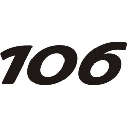 Sticker Peugeot 106