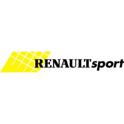 1 autocollant Renault Sport pour boite a gants (ou autre)