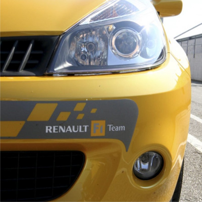 autocollant de pare choc avant - Renault F1 Team