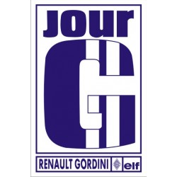Stickers JOUR G - Gordini
