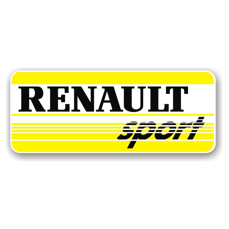 Stickers Renault Sport Jaune