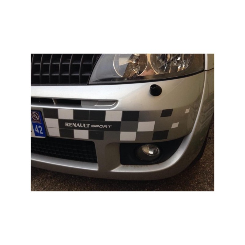 Sticker CUP Autocollant PRO lame avant pare choc Carrosserie Renault Sport  RS