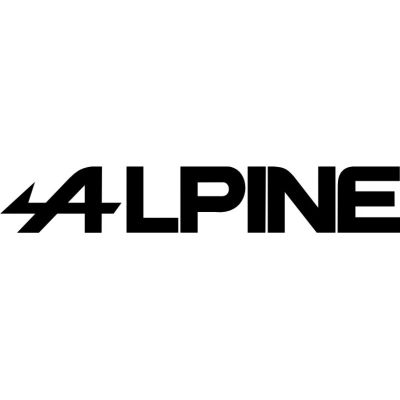 Autocollant Alpine 3