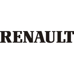Sticker Renault - Taille et Coloris au choix