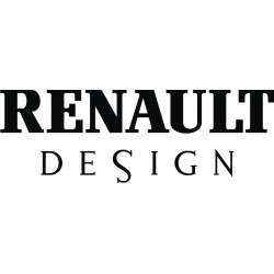 Sticker Renault Design - Taille et Coloris au choix