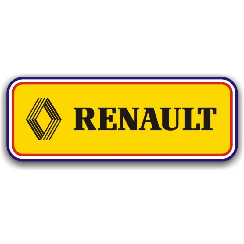 Stickers Renault 4L (couleurs) - Taille au choix