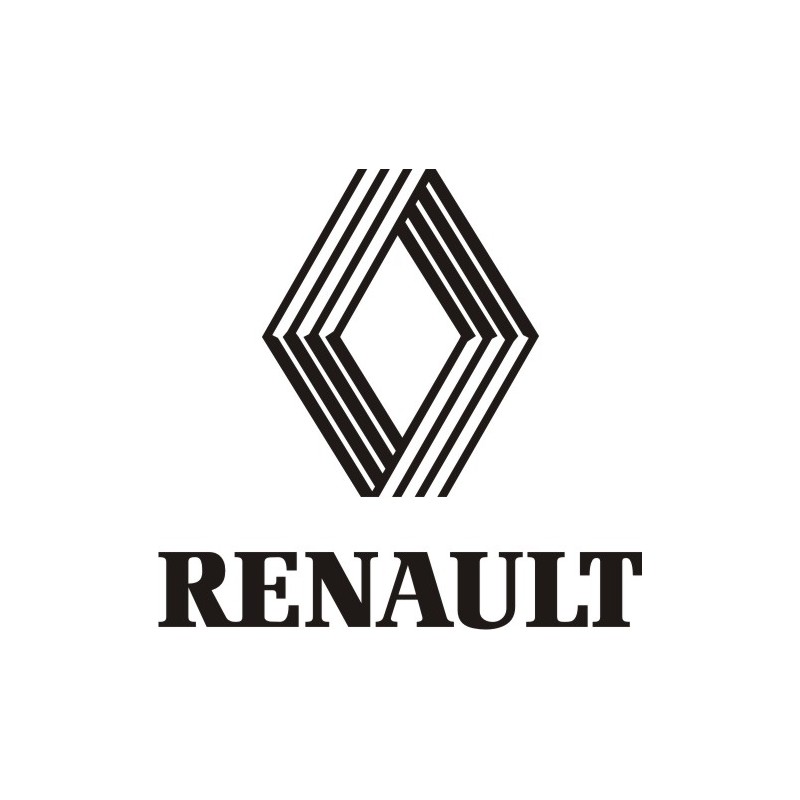 Stickers Renault 12 - Taille et Coloris au choix