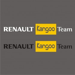1 Sticker Renault Kangoo Team - Taille et Coloris au choix