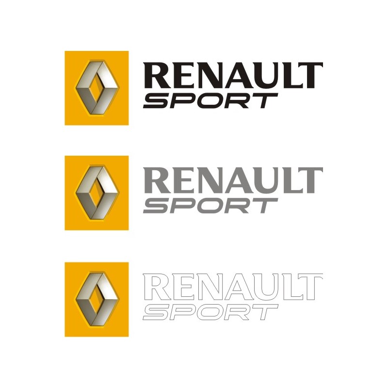 Sticker Renault Sport 9 - Taille et Coloris au choix