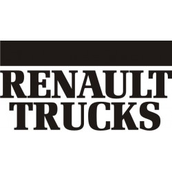 Sticker Renault Truck - Taille et Coloris au choix