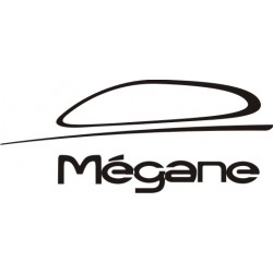 Sticker Renault Megane 3 - Taille et Coloris au choix