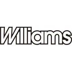 Sticker Renault Williams 1 - Taille et Coloris au choix