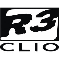 Sticker Renault Clio R3 mod2 - Taille et Coloris au choix