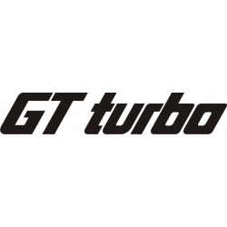 Sticker GT Turbo - Taille et Coloris au choix