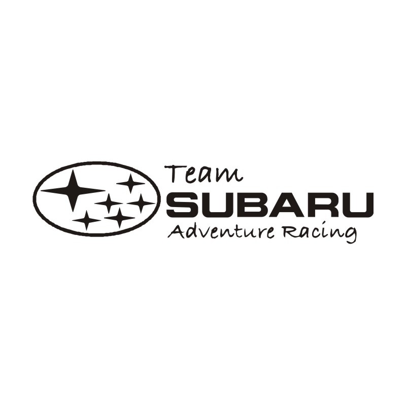 Sticker Team Subaru - Taille et Coloris au choix