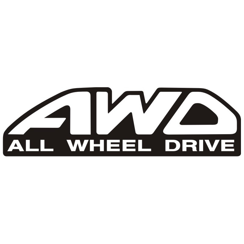 Sticker AWD 1 - Taille et Coloris au choix