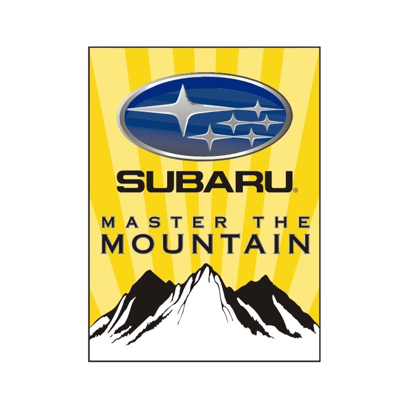 Sticker Subaru Mountain - Taille au choix