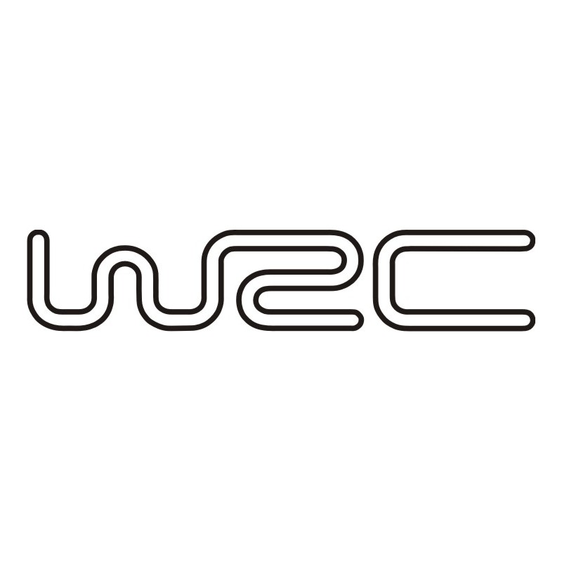 Sticker WRC 2 - Taille et Coloris au choix