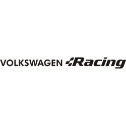 Sticker Volkswagen Racing 1 - Taille et Coloris au choix