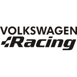 Sticker Volkswagen Racing 2 - Taille et Coloris au choix