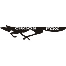 Sticker Volkswagen Cross Fox 2 - Taille et Coloris au choix