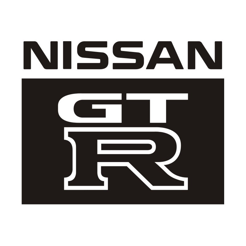 Sticker Nissan GTR - Taille et coloris au choix